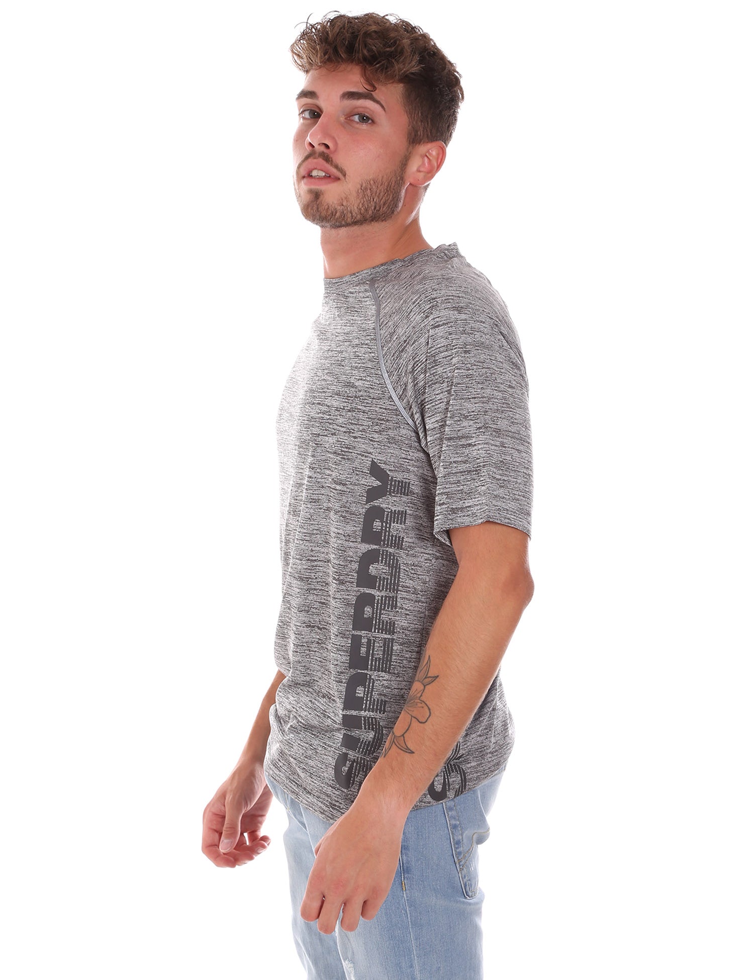 T-shirt Grigio Superdry