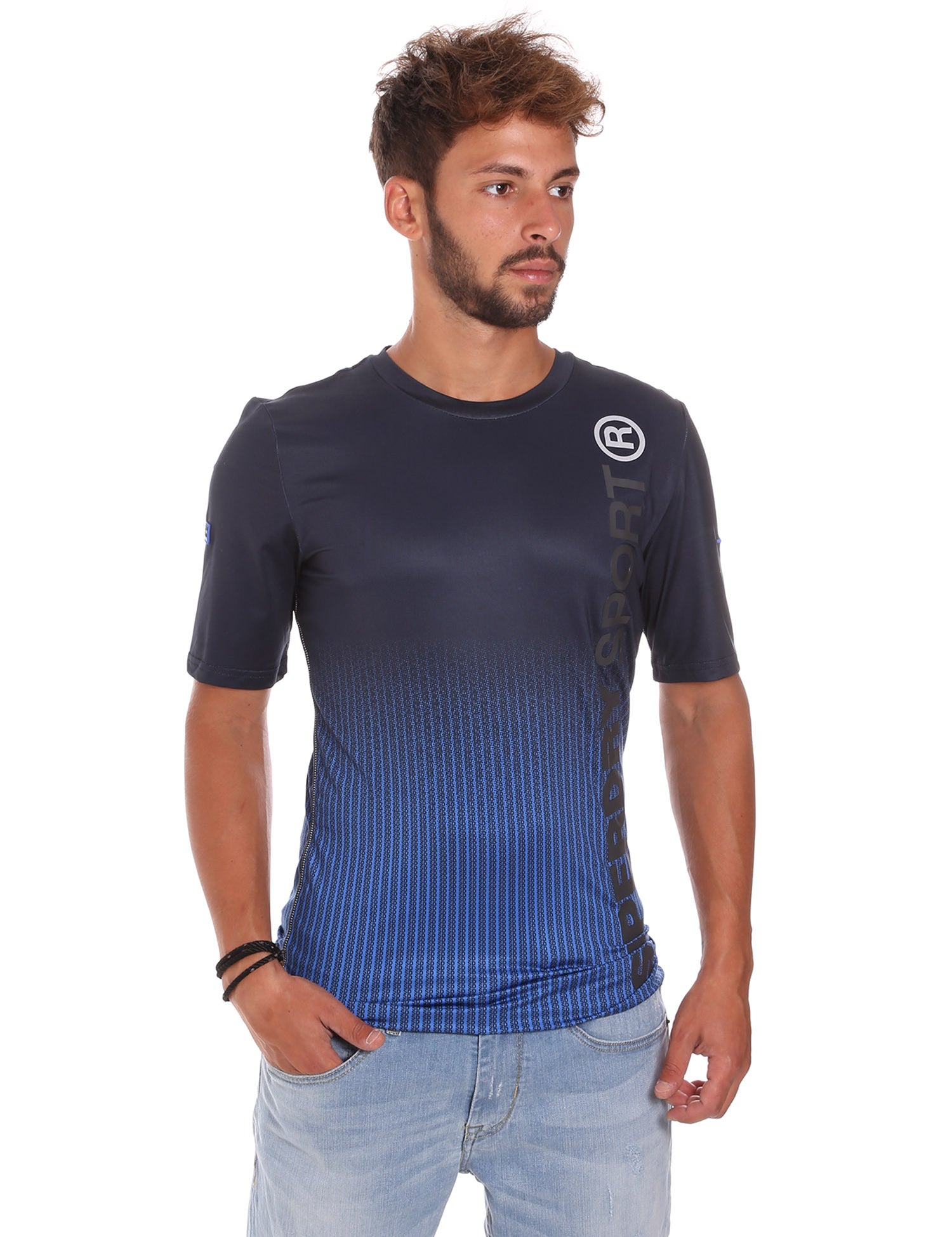 T-shirt Blu Superdry