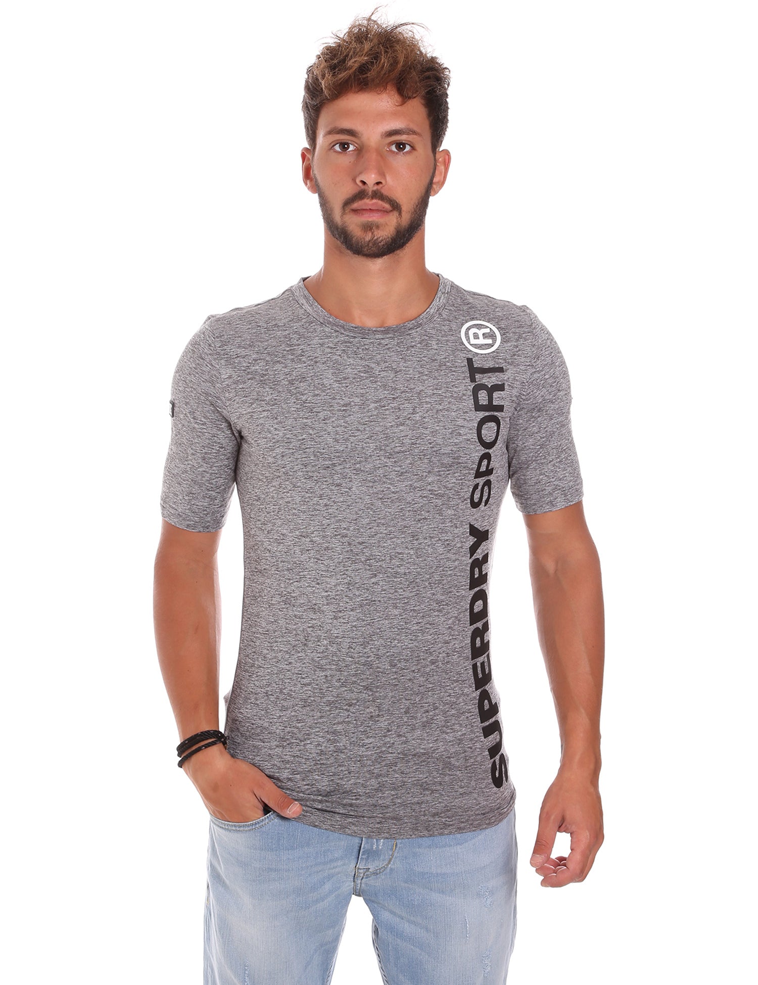 T-shirt Grigio Superdry