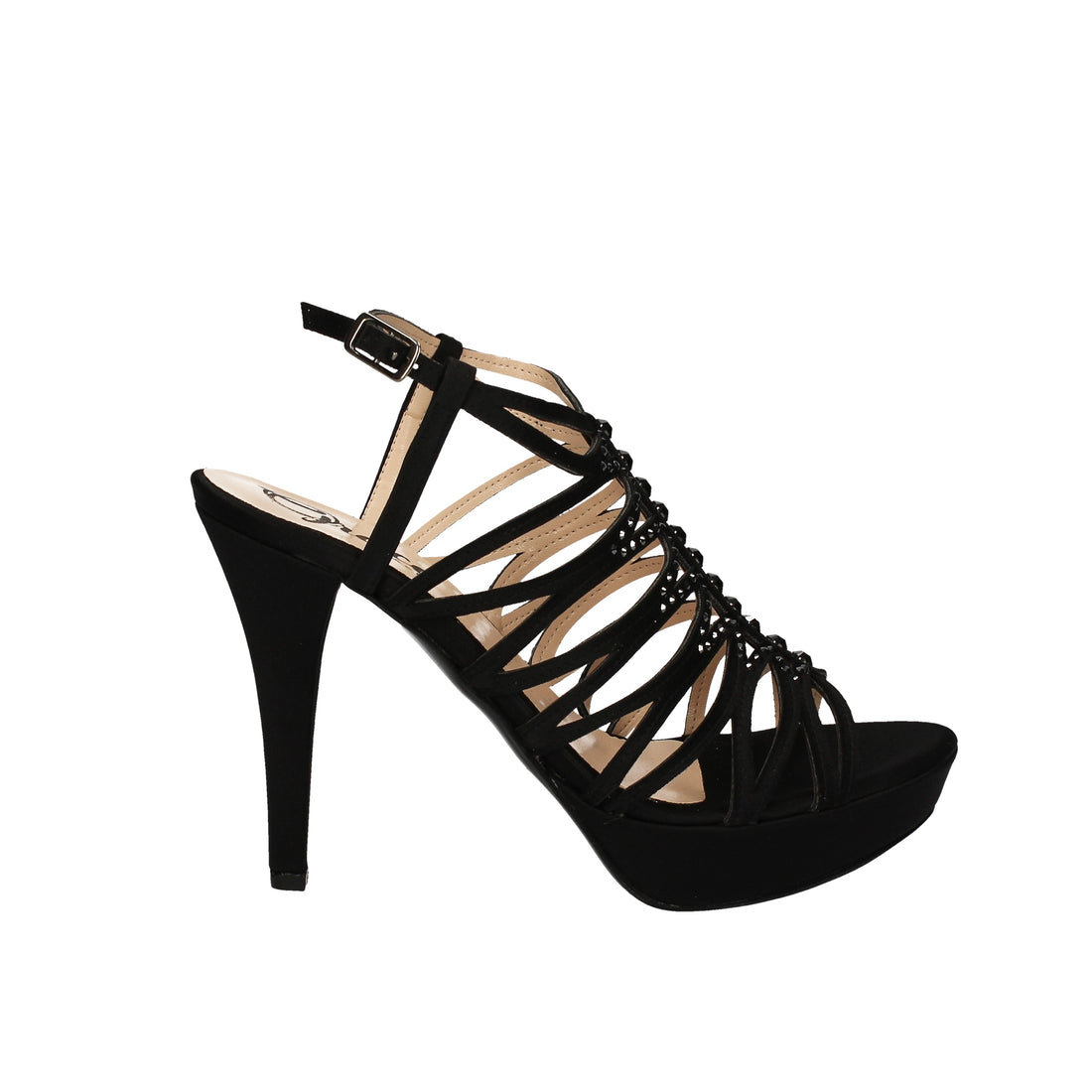 Sandali tacco Nero Grace Shoes