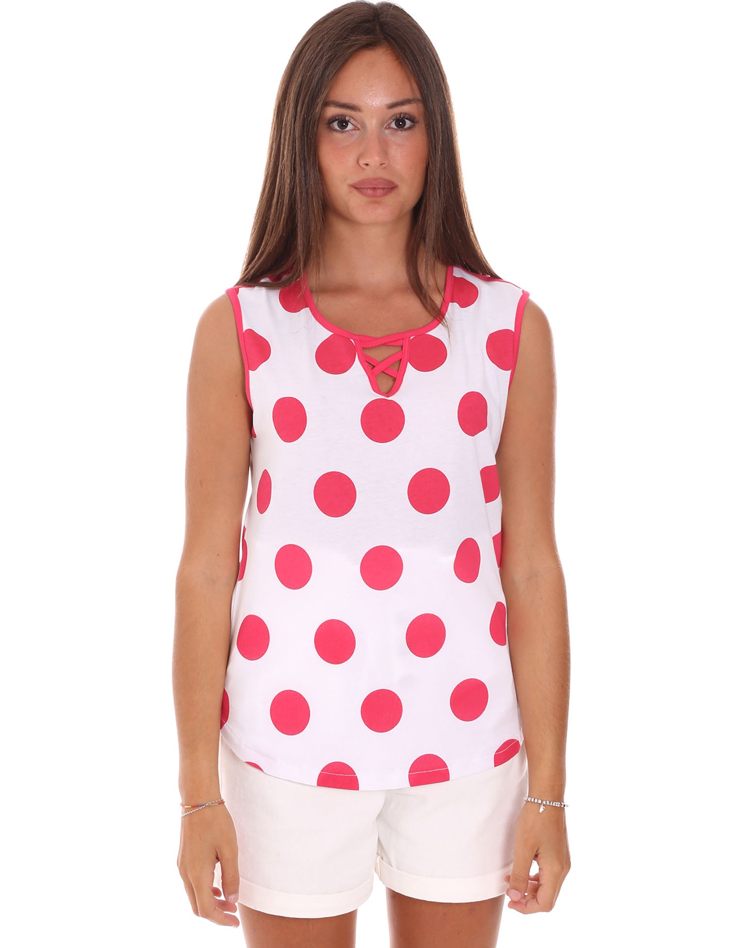 Canotte Bianco Key Up