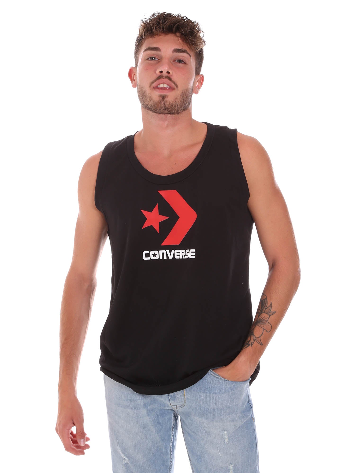 Canotte Nero Converse