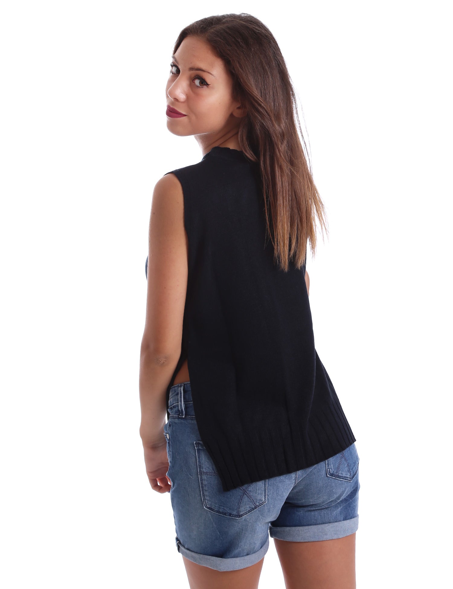 Top e canotte Blu Ynot