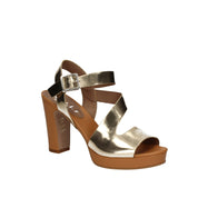 Sandali tacco Dorato Mally