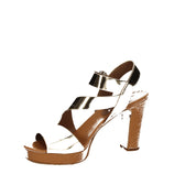 Sandali tacco Dorato Mally