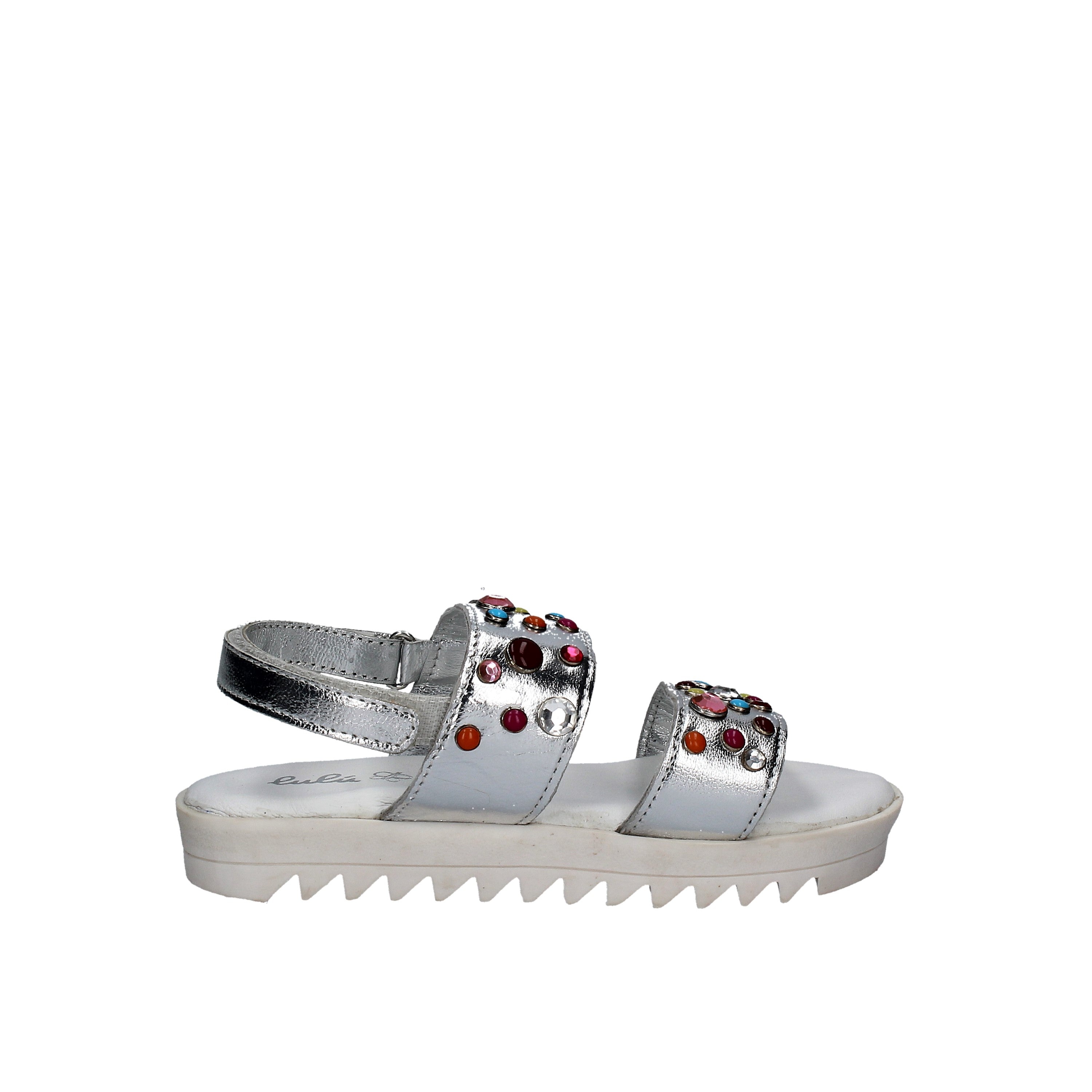 Sandali Argentato Lulu'