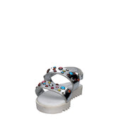 Sandali Argentato Lulu'