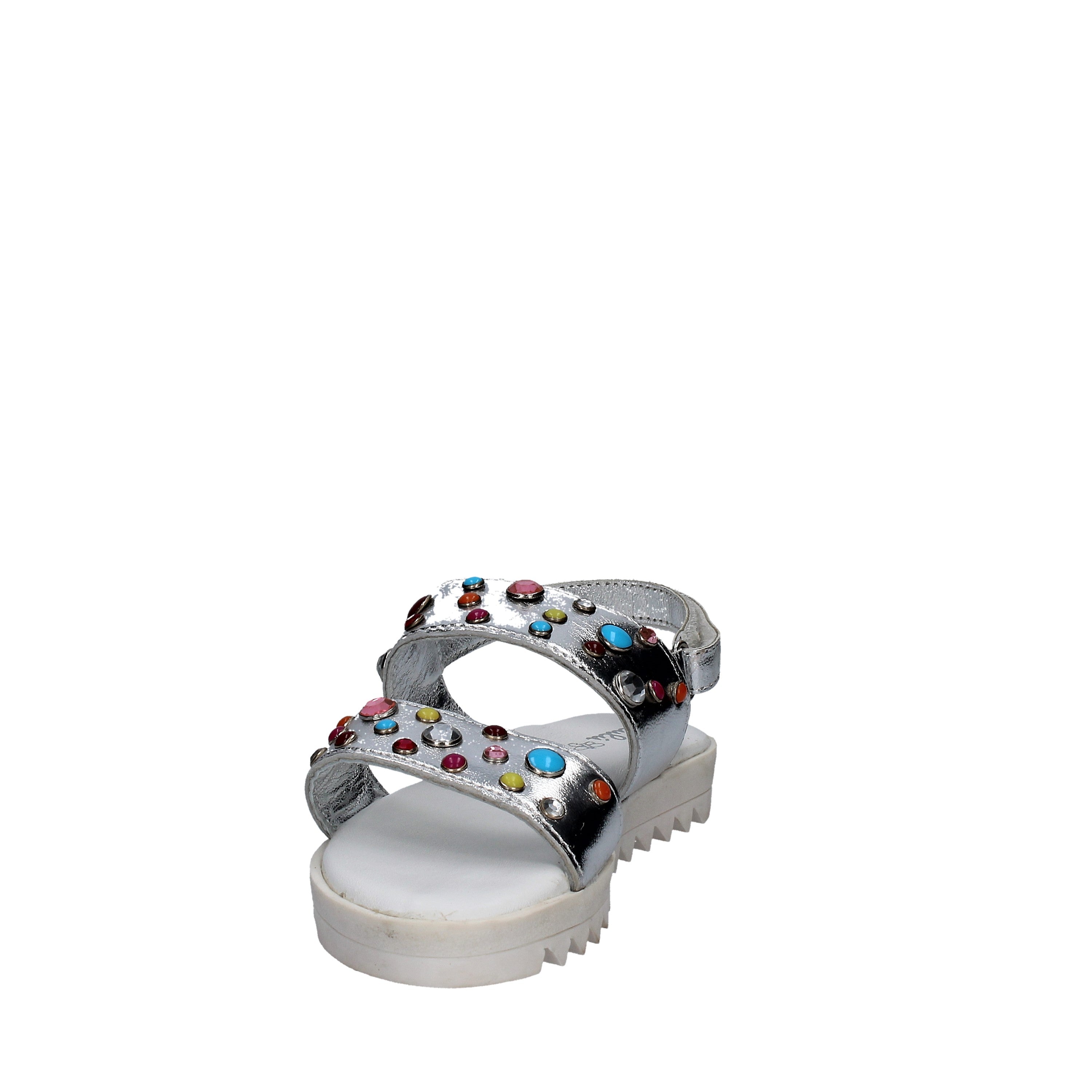 Sandali Argentato Lulu'