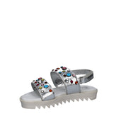 Sandali Argentato Lulu'