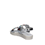 Sandali Argentato Lulu'