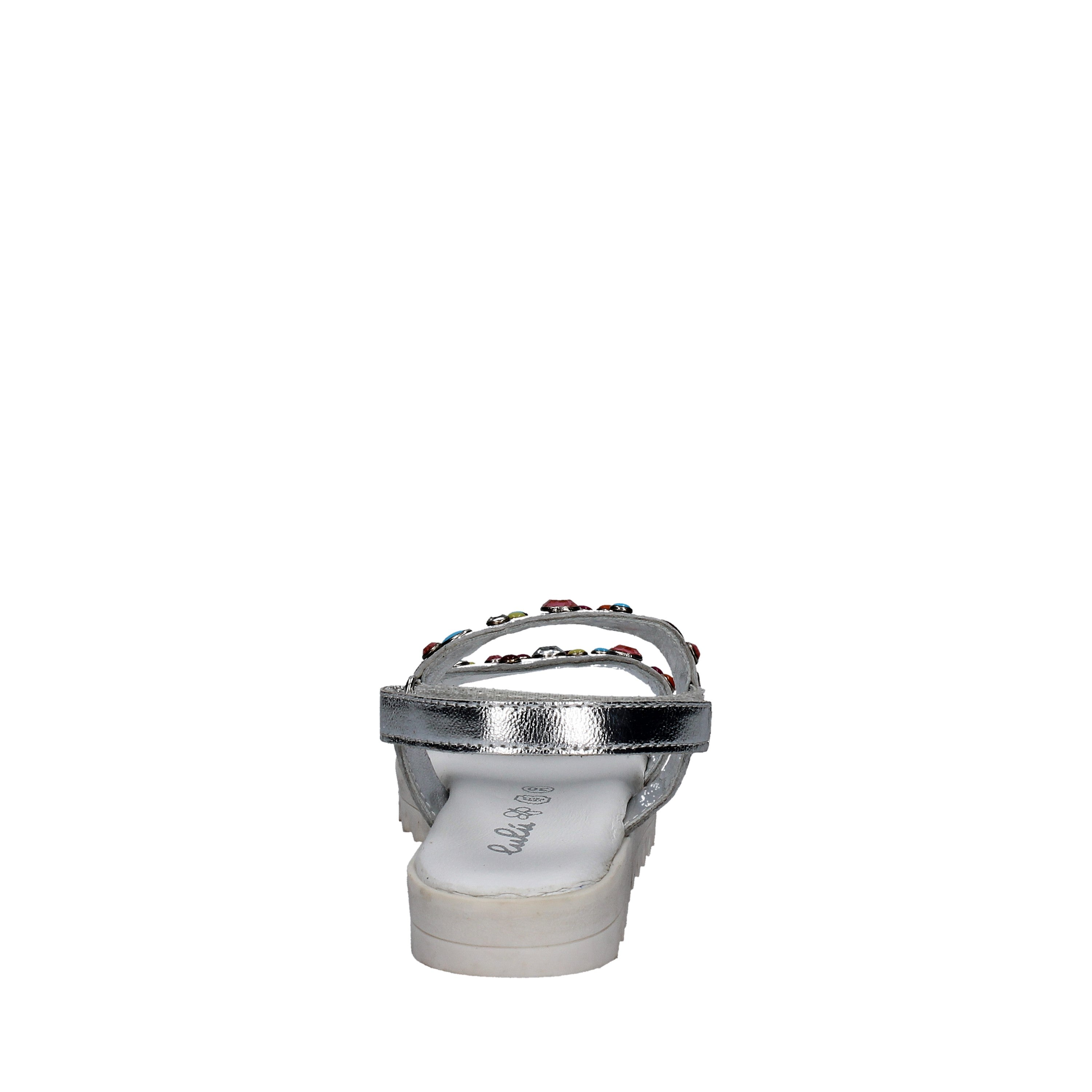 Sandali Argentato Lulu'