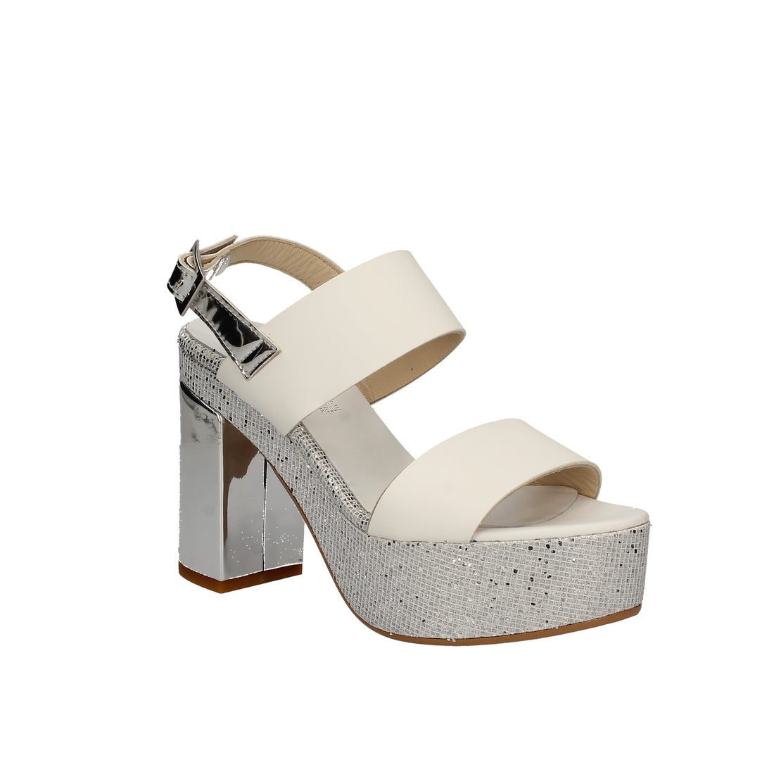 Sandali tacco Bianco Grace Shoes