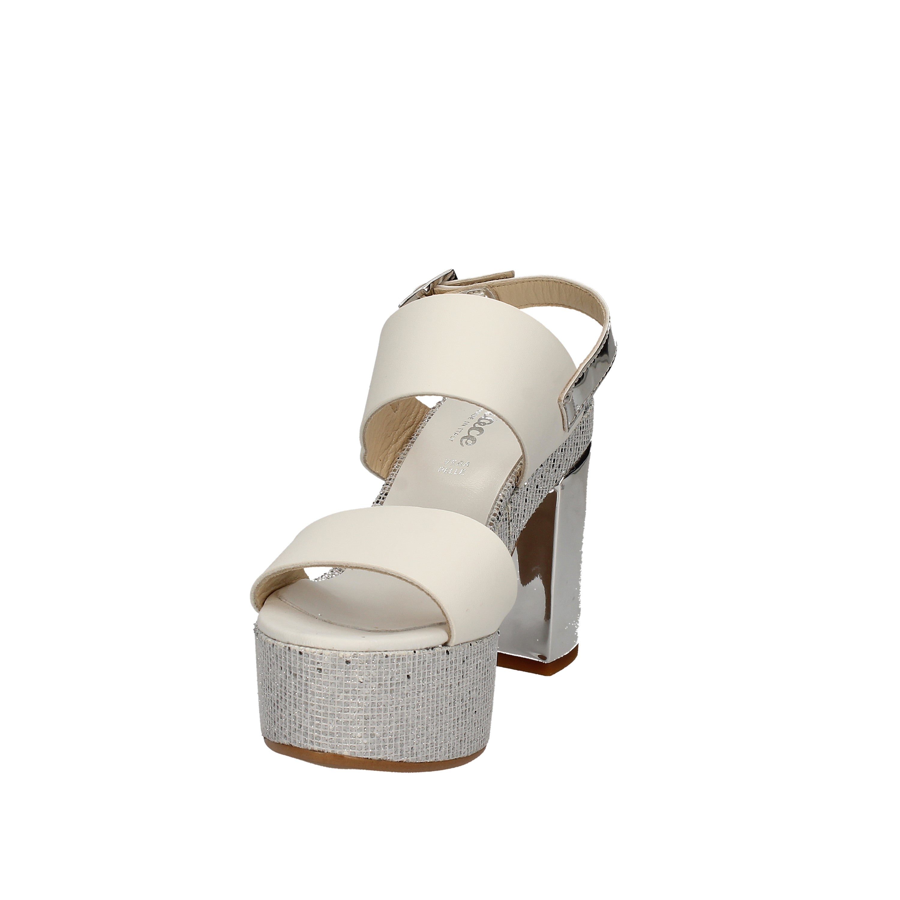 Sandali tacco Bianco Grace Shoes