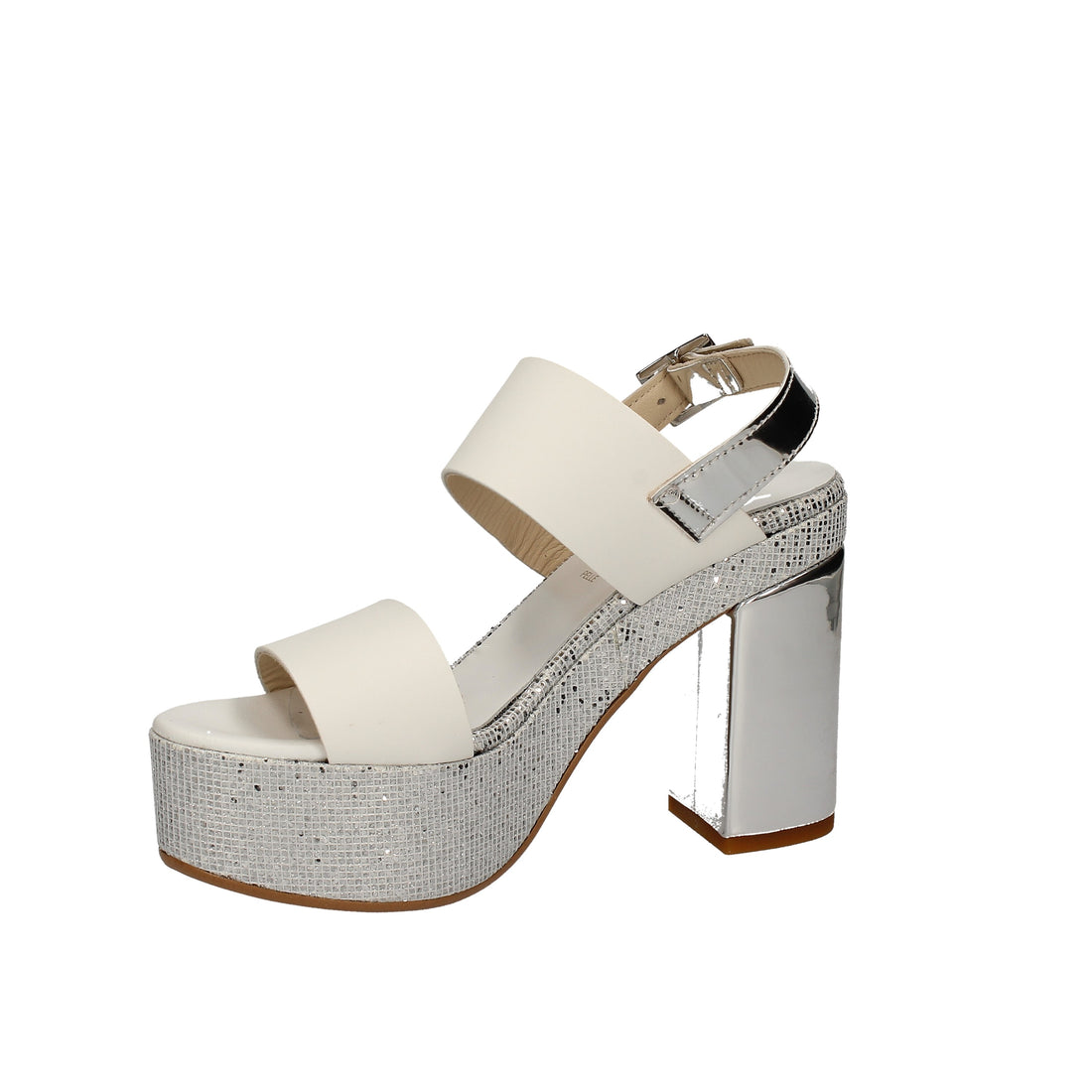 Sandali tacco Bianco Grace Shoes