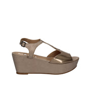 Sandali zeppa Grigio Bro Mally