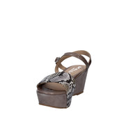Sandali zeppa Grigio Mally