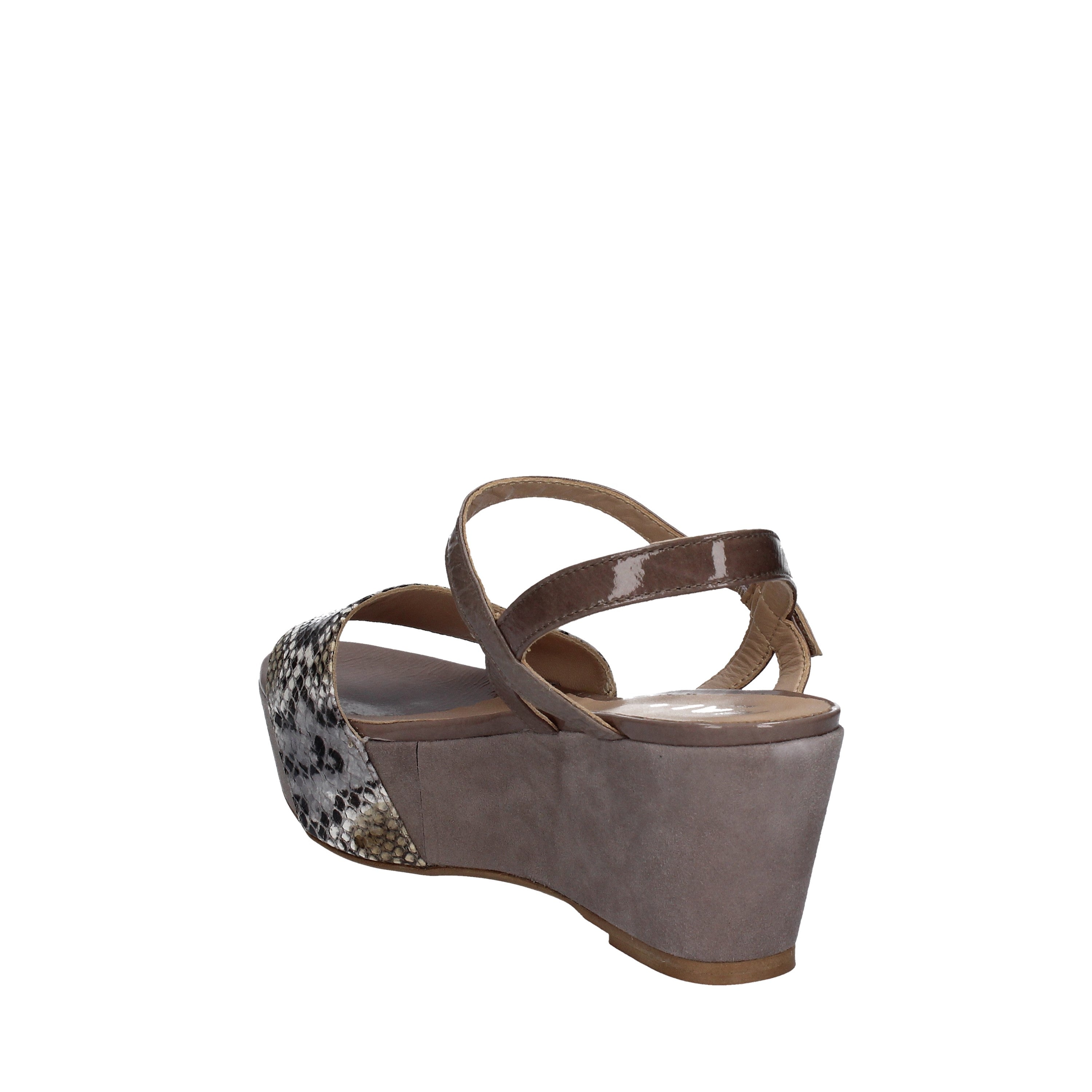 Sandali zeppa Grigio Mally