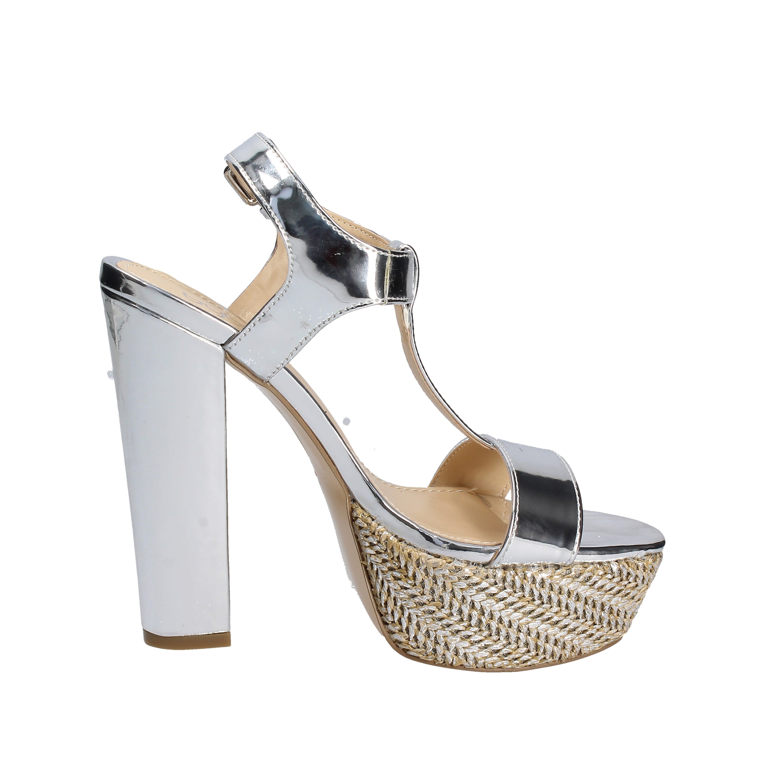 Sandali tacco Argentato Byblos Blu