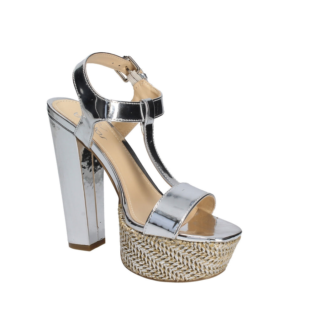 Sandali tacco Argentato Byblos Blu