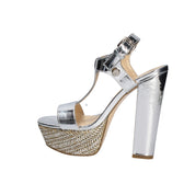 Sandali tacco Argentato Byblos Blu