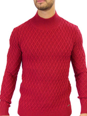 Maglie a collo alto Rosso Key Up