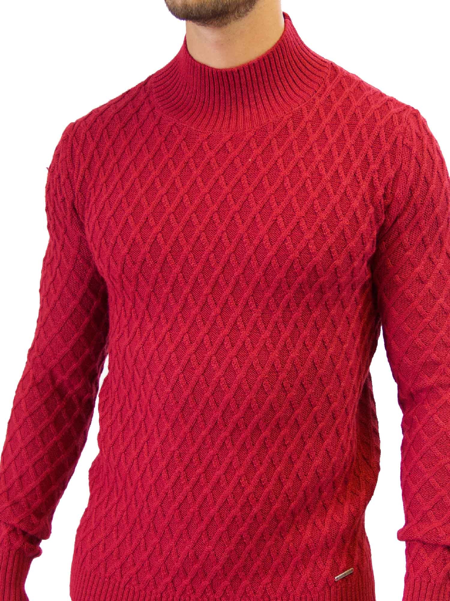Maglie a collo alto Rosso Key Up