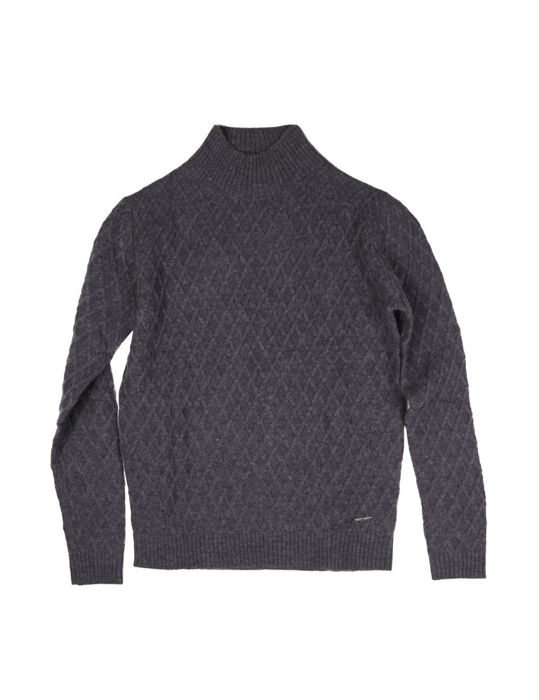 Maglie a collo alto Grigio Key Up