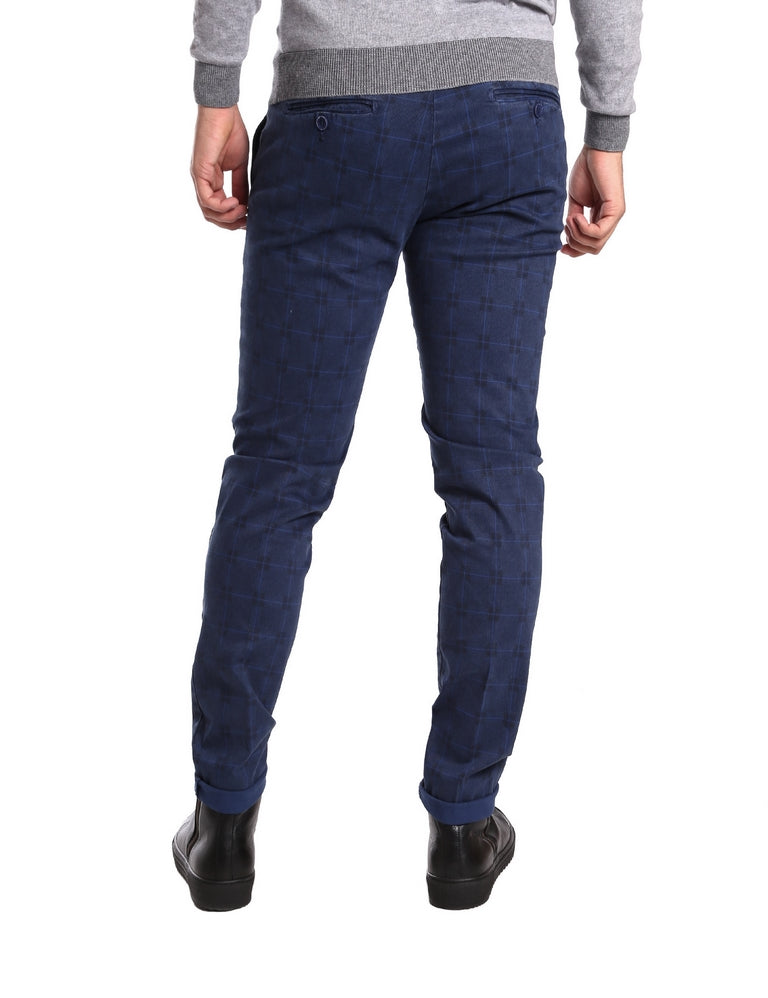 Pantaloni Blu Ransom&co