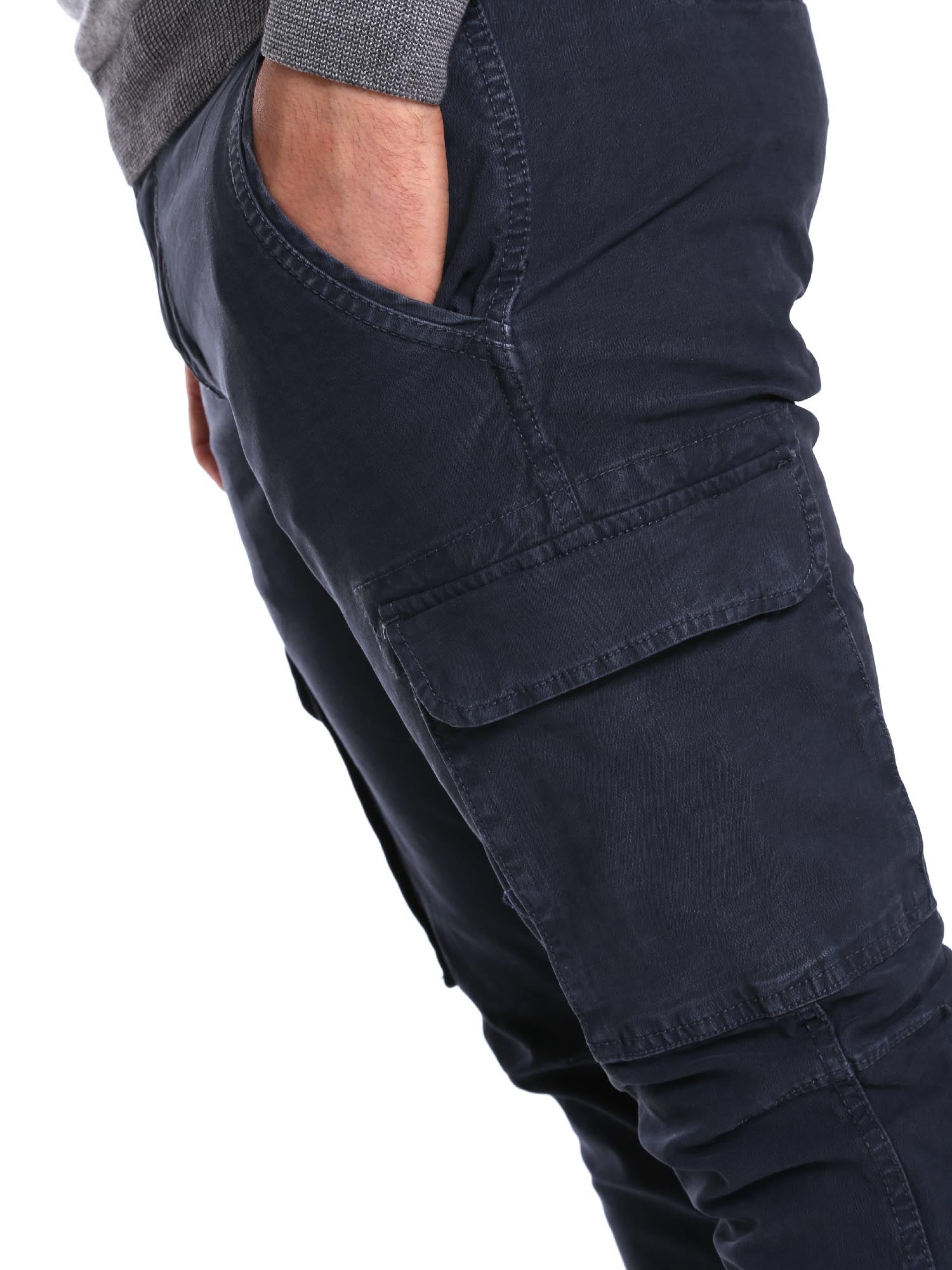 Pantaloni Blu Ransom&co