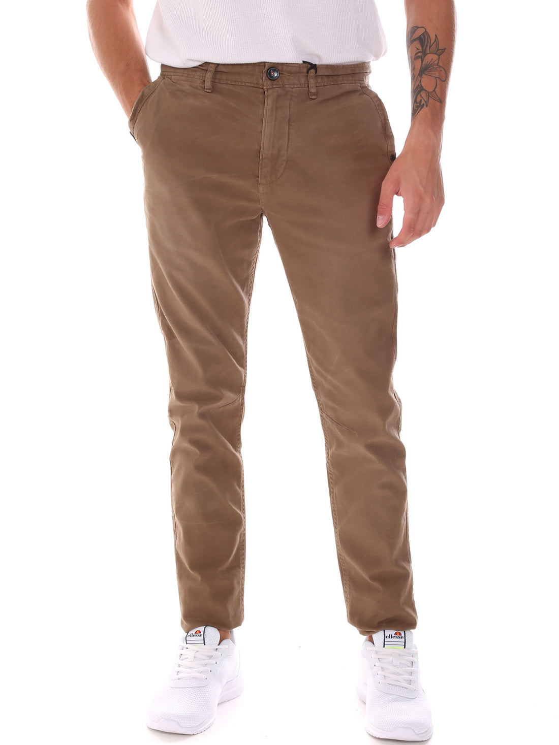 Pantaloni Marrone Superdry