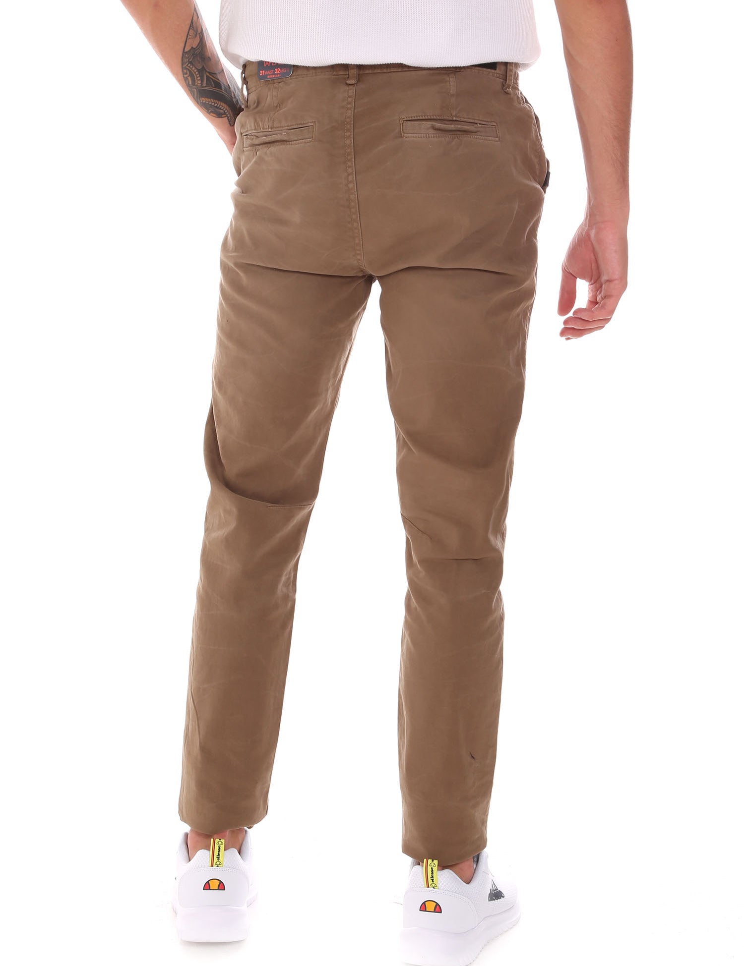 Pantaloni Marrone Superdry