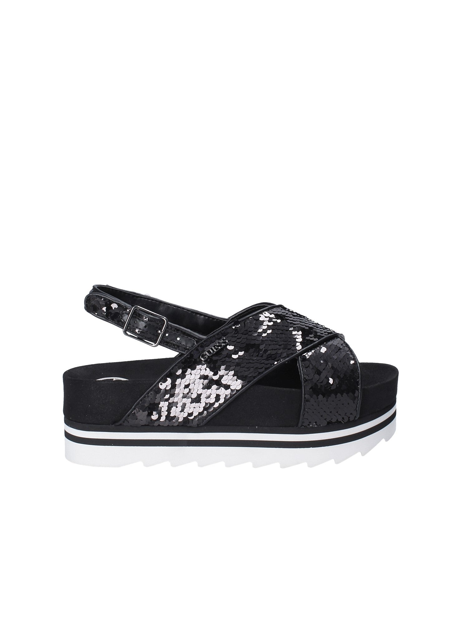 Sandali zeppa Nero Guess