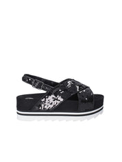 Sandali zeppa Nero Guess