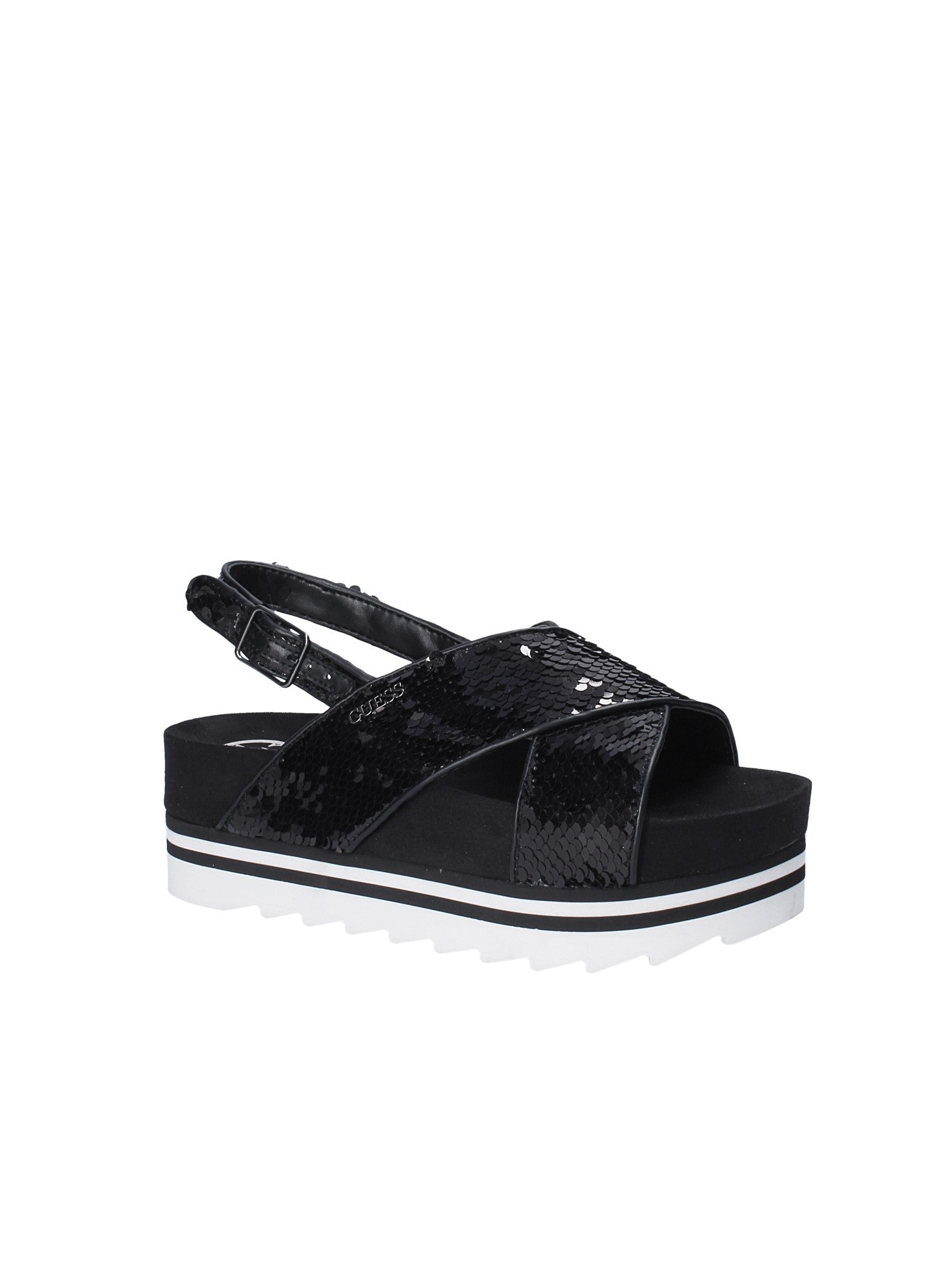 Sandali zeppa Nero Guess