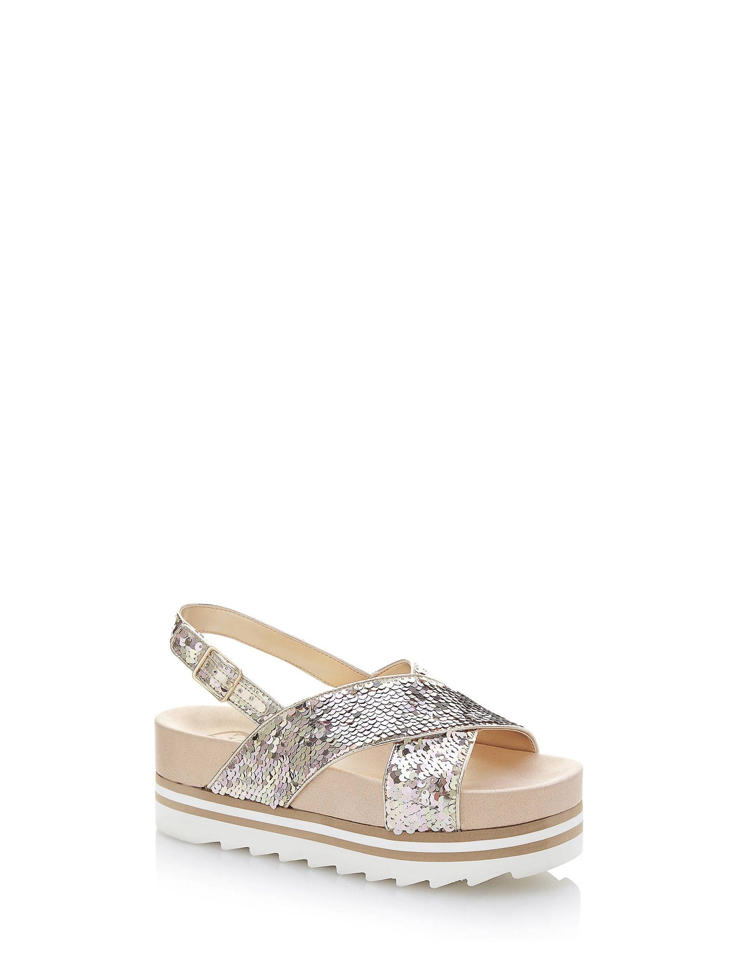 Sandali zeppa Giallo Guess