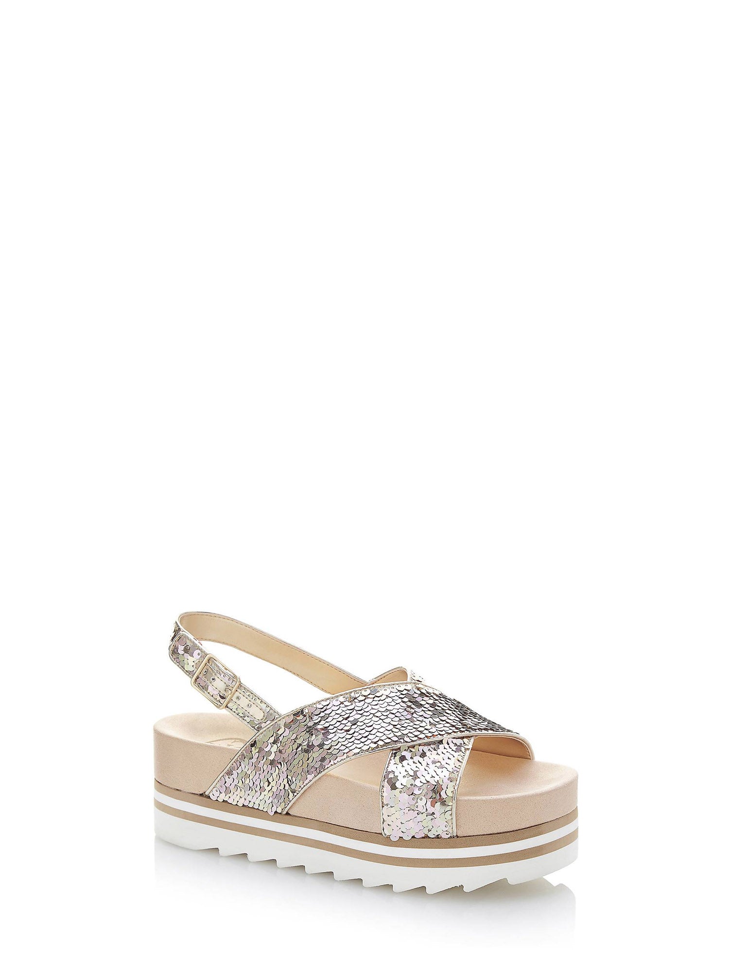 Sandali zeppa Giallo Guess