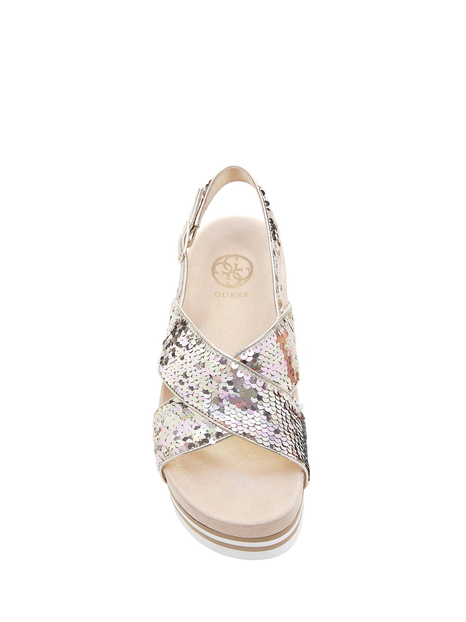 Sandali zeppa Giallo Guess