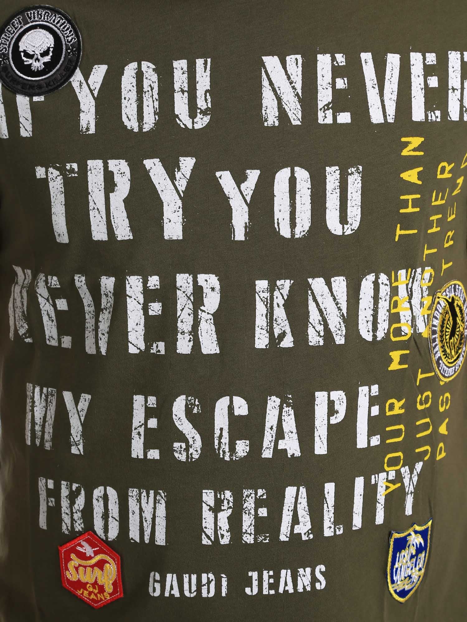 T-shirt Verde Gaudi Jeans