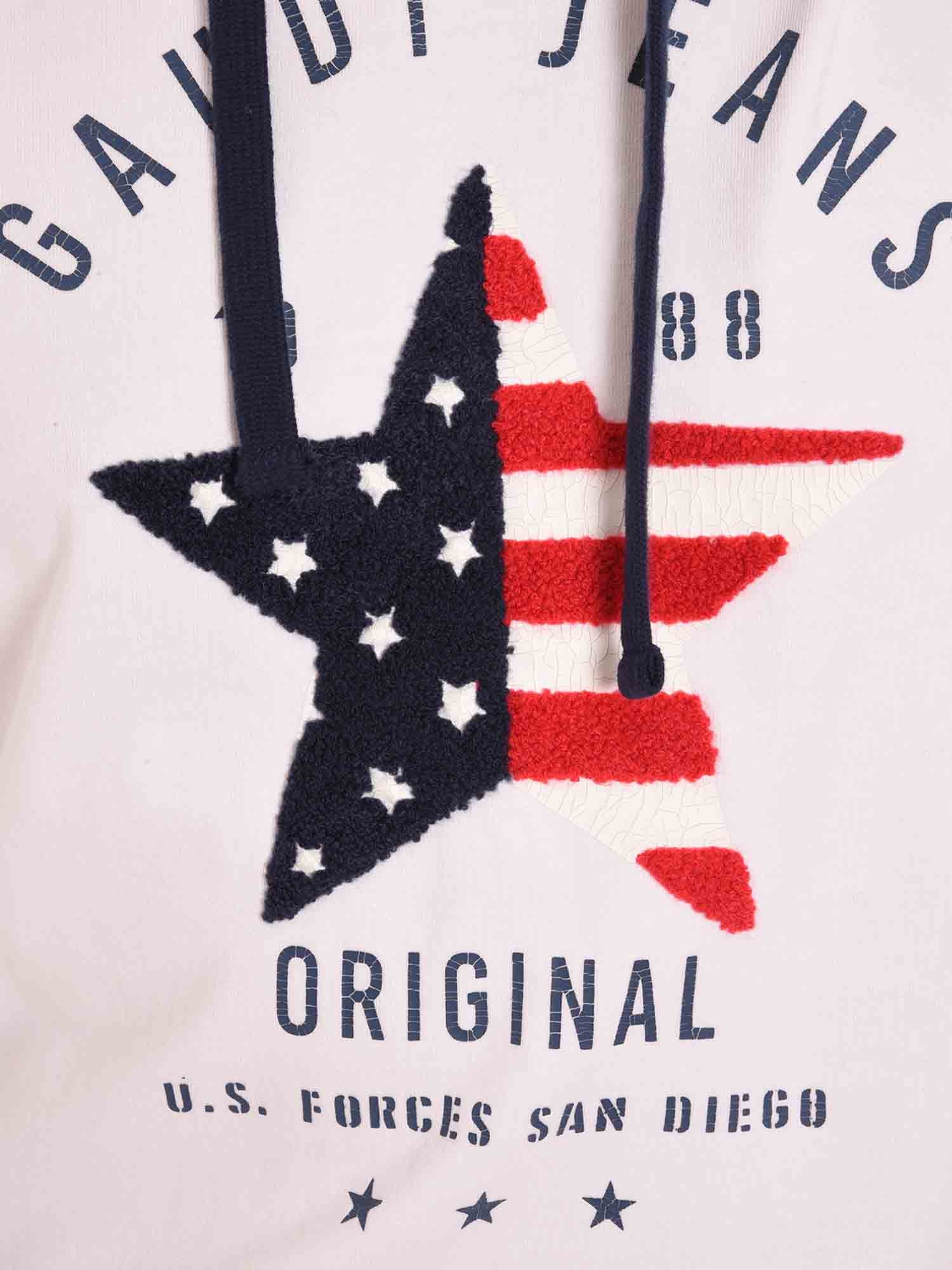 Felpe Bianco Gaudi Jeans