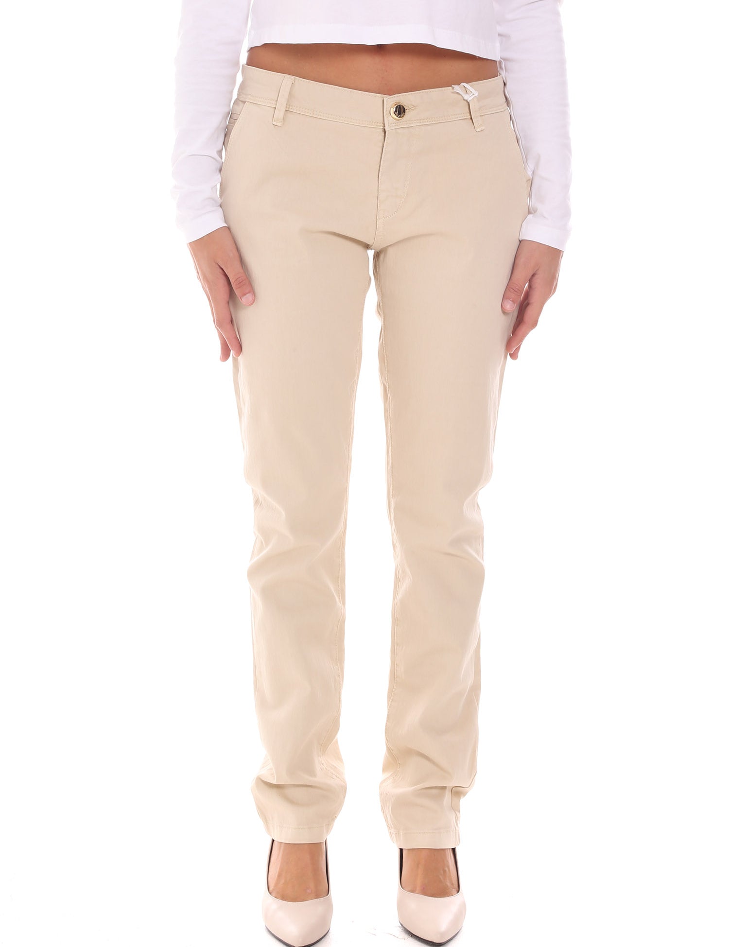 Pantaloni Beige Gaudi Jeans