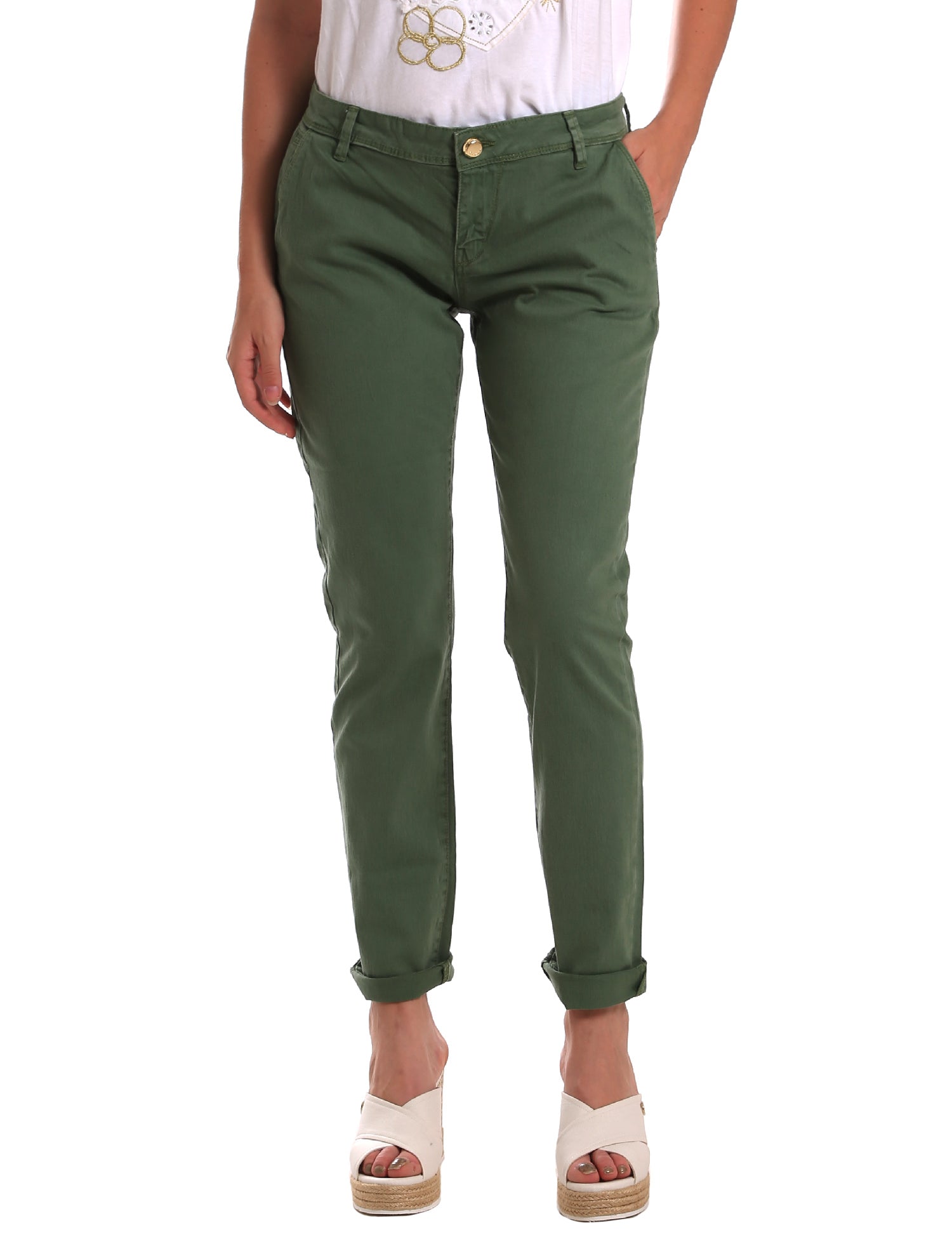Pantaloni Verde Gaudi Jeans