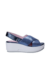 Sandali zeppa Blu Stonefly