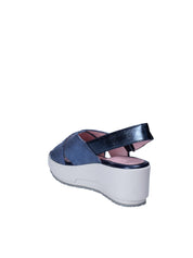 Sandali zeppa Blu Stonefly