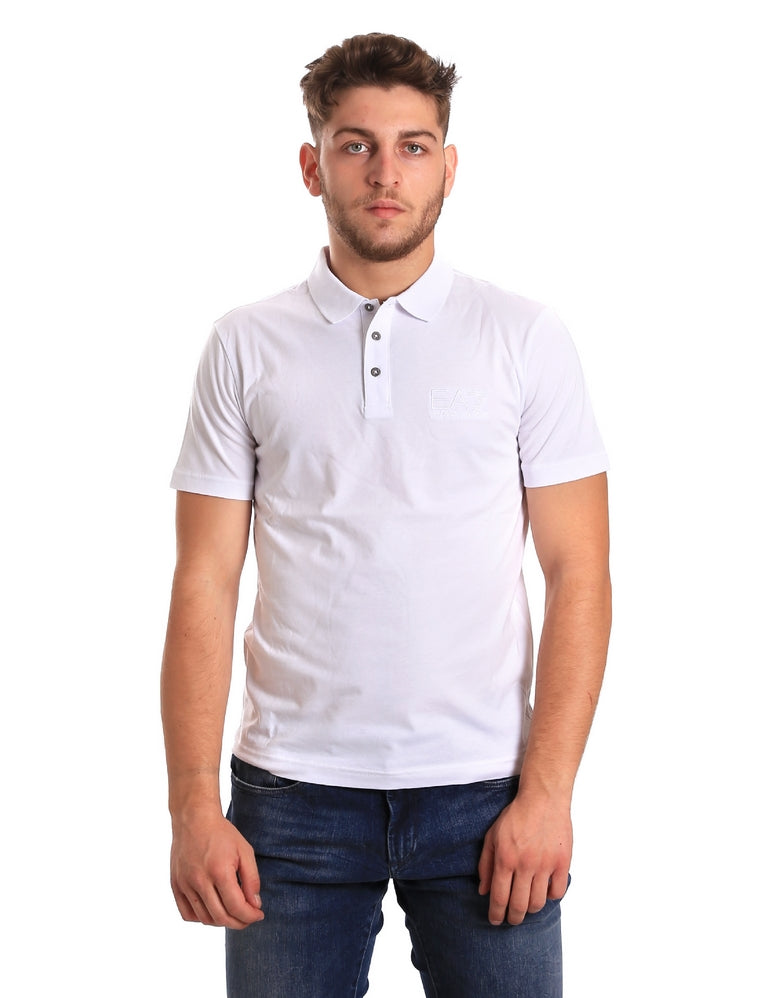 Polo Bianco Ea7 Emporio Armani