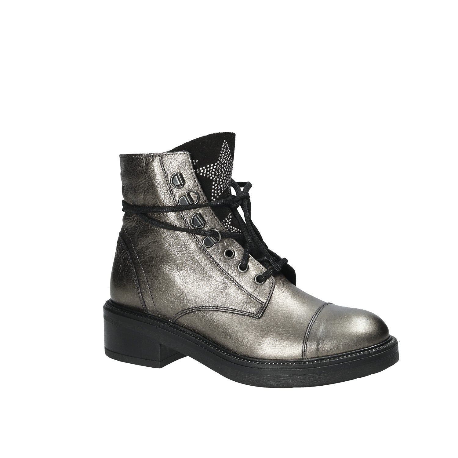 Anfibi Grigio Creta Mally