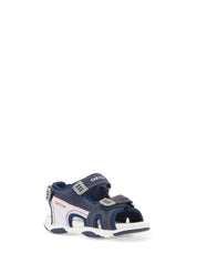 Sandali con strappi Blu Geox