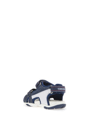 Sandali con strappi Blu Geox