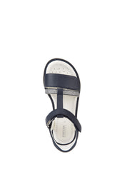 Sandali con strappi Blu Geox