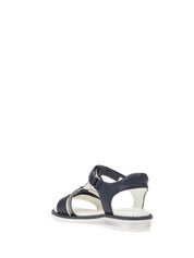 Sandali con strappi Blu Geox