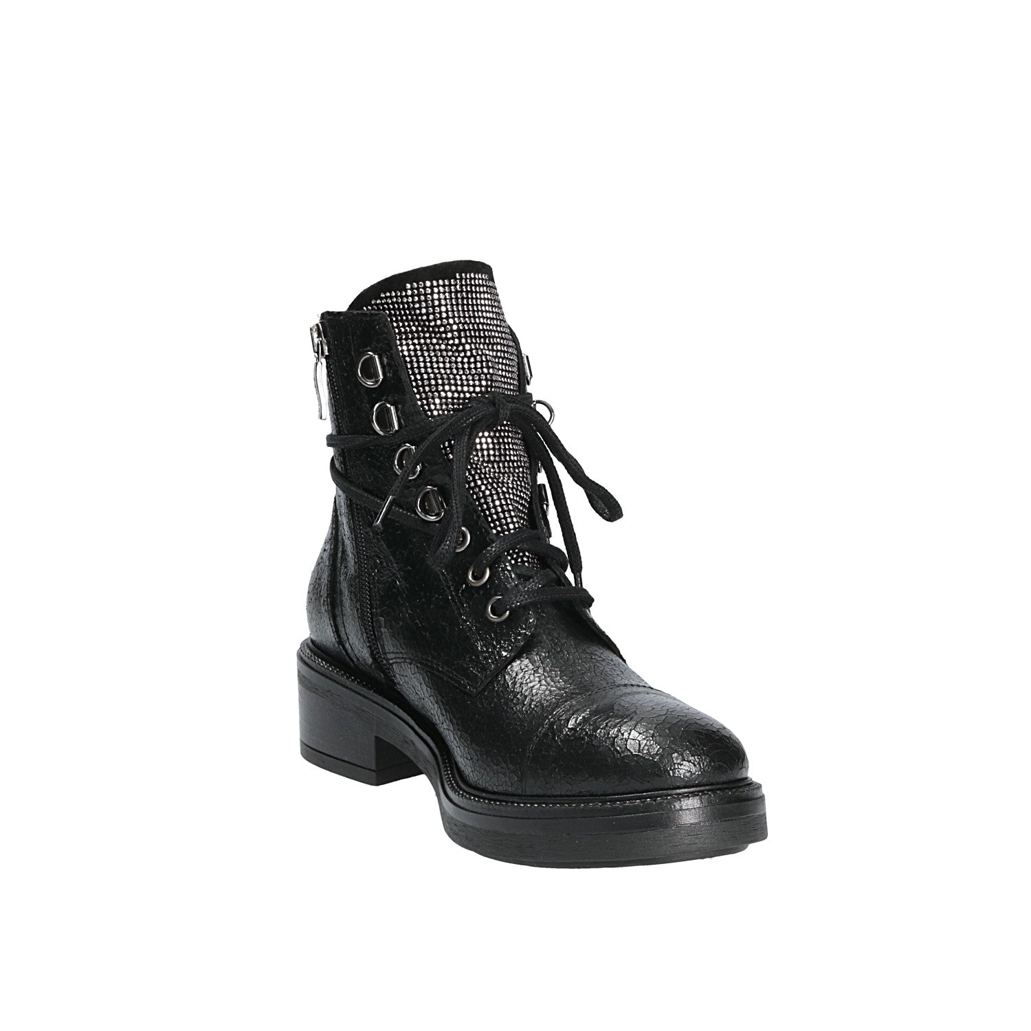 Anfibi Nero Crack Mally